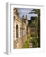 Grotesque Gallery in Reales Alcazares Gardens (Alcazar Palace Gardens), Seville, Spain-Guy Thouvenin-Framed Photographic Print