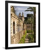 Grotesque Gallery in Reales Alcazares Gardens (Alcazar Palace Gardens), Seville, Spain-Guy Thouvenin-Framed Photographic Print