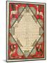 Grotesques, illustration from the Jewish Cervera Bible, 1299-Joseph Asarfati-Mounted Giclee Print