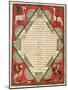 Grotesques, illustration from the Jewish Cervera Bible, 1299-Joseph Asarfati-Mounted Giclee Print