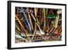 Groton, Connecticut - Paddles-Lantern Press-Framed Art Print