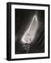 Grotto in an Iceberg, 1911 (B/W Photo)-Herbert Ponting-Framed Giclee Print