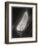 Grotto in an Iceberg, 1911 (B/W Photo)-Herbert Ponting-Framed Giclee Print