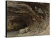 Grotto of Sarrazine near Nans-sous-Sainte-Anne, c.1864-Gustave Courbet-Stretched Canvas