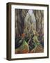 Grotto with Blazing River II, Ca 1900-Hermann Obrist-Framed Giclee Print