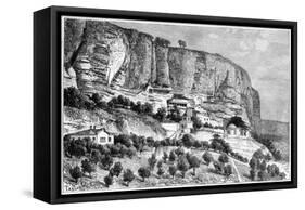 Grottoes of Djoufout-Kaleh, Russia, 1890-Taylor-Framed Stretched Canvas