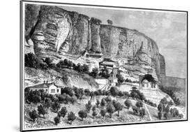 Grottoes of Djoufout-Kaleh, Russia, 1890-Taylor-Mounted Giclee Print