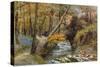 Groudle Glen, I of Man-Alfred Robert Quinton-Stretched Canvas