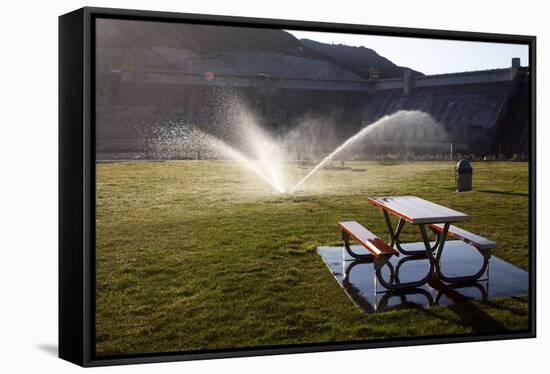 Ground Coulee Dam, Washington-Paul Souders-Framed Stretched Canvas