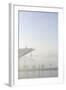 Ground Fog Above the Elbe, Bizarre, Unusual, Elbberg Campus, Altona-Axel Schmies-Framed Photographic Print