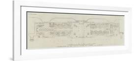 Ground-Plan of the Crystal Palace and Gardens, at Sydenham-null-Framed Giclee Print