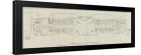 Ground-Plan of the Crystal Palace and Gardens, at Sydenham-null-Framed Giclee Print