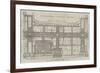 Ground Plan of the International Exhibition Building-John Dower-Framed Giclee Print