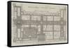 Ground Plan of the International Exhibition Building-John Dower-Framed Stretched Canvas