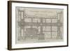 Ground Plan of the International Exhibition Building-John Dower-Framed Giclee Print