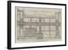 Ground Plan of the International Exhibition Building-John Dower-Framed Giclee Print