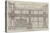 Ground Plan of the International Exhibition Building-John Dower-Stretched Canvas