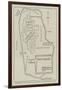 Ground Plan of the Town of Naukratis, as Explored by Mr Petrie-null-Framed Giclee Print