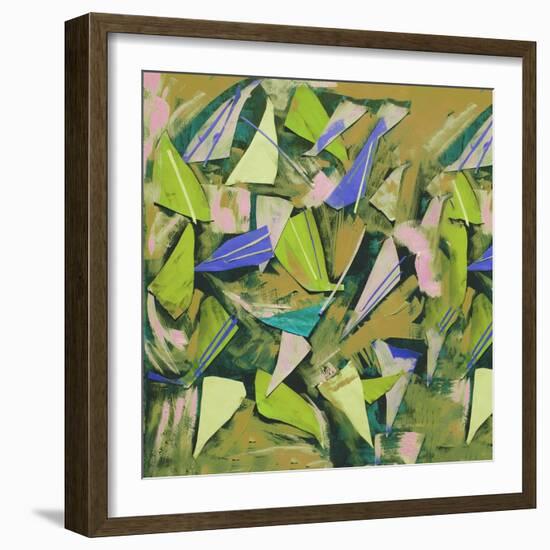 Ground Sample in Green, 2017-David McConochie-Framed Giclee Print