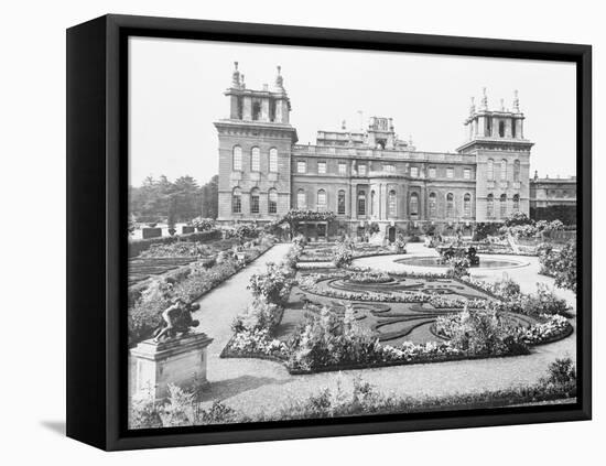 Ground View of Blenheim Palace in England-null-Framed Stretched Canvas