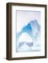 Grounded Icebergs, Sydkap, Scoresbysund, Northeast Greenland, Polar Regions-Michael Nolan-Framed Photographic Print