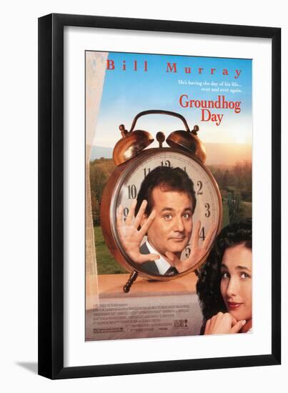 GROUNDHOG DAY [1993], directed by HAROLD RAMIS.-null-Framed Photographic Print