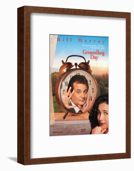 GROUNDHOG DAY [1993], directed by HAROLD RAMIS.-null-Framed Photographic Print