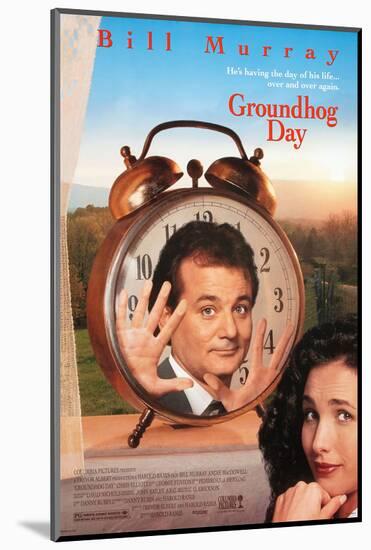 GROUNDHOG DAY [1993], directed by HAROLD RAMIS.-null-Mounted Photographic Print