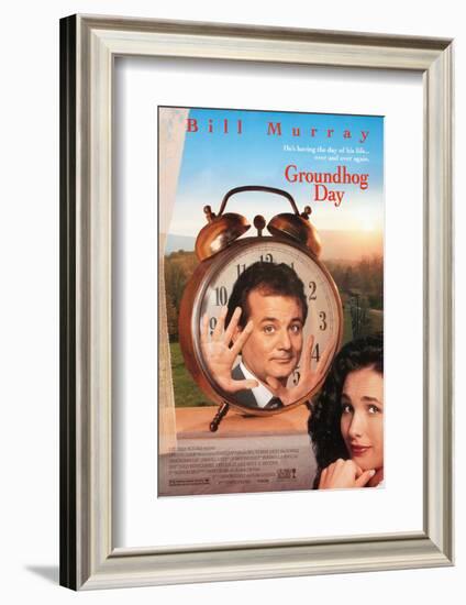 GROUNDHOG DAY [1993], directed by HAROLD RAMIS.-null-Framed Photographic Print