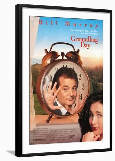 GROUNDHOG DAY [1993], directed by HAROLD RAMIS.-null-Framed Premium Photographic Print