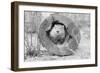 Groundhog in Hollow Log-null-Framed Photographic Print