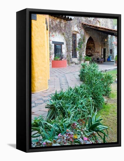 Grounds and Buildings of Historic La Valenciana Mine, Guanajuato State, Mexico-Julie Eggers-Framed Stretched Canvas