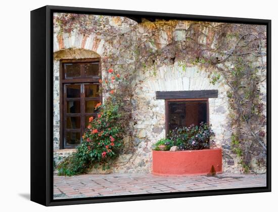 Grounds and Buildings of Historic La Valenciana Mine, Guanajuato State, Mexico-Julie Eggers-Framed Stretched Canvas