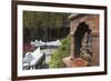 Grounds of Dwarika's Hotel, Kathmandu, Nepal, Asia-Ian Trower-Framed Photographic Print