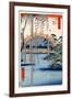 Grounds of Kameido Tenjin Shrine, Plate 57 from the Series 'One Hundred Views of Famous Places in…-Ando Hiroshige-Framed Giclee Print