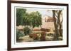 Grounds of Old Mission, San Diego, California-null-Framed Art Print