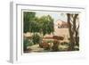 Grounds of Old Mission, San Diego, California-null-Framed Art Print