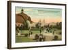Grounds of the 1915 Exposition, Balboa Park, San Diego, California-null-Framed Art Print