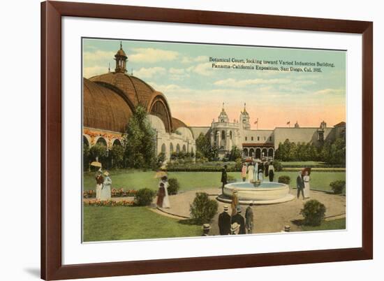 Grounds of the 1915 Exposition, Balboa Park, San Diego, California-null-Framed Art Print