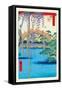 Grounds of the Kameido Tenjin Shrine-Ando Hiroshige-Framed Stretched Canvas
