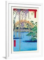 Grounds of the Kameido Tenjin Shrine-Ando Hiroshige-Framed Art Print