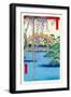 Grounds of the Kameido Tenjin Shrine-Ando Hiroshige-Framed Art Print