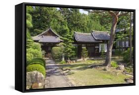 Grounds of the Shingon-in Temple, Nara, Japan.-Dennis Flaherty-Framed Stretched Canvas