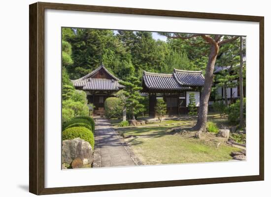 Grounds of the Shingon-in Temple, Nara, Japan.-Dennis Flaherty-Framed Photographic Print
