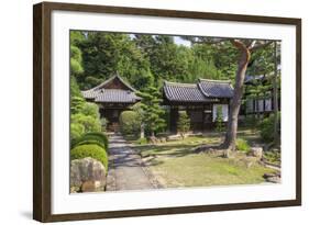 Grounds of the Shingon-in Temple, Nara, Japan.-Dennis Flaherty-Framed Photographic Print