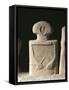 Group C, Filetto I, Stone Stele Statue Depicting Male Figure with Javelins-null-Framed Stretched Canvas