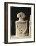 Group C, Filetto I, Stone Stele Statue Depicting Male Figure with Javelins-null-Framed Giclee Print