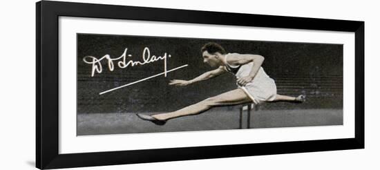 Group Captain Donald Don Osborne Finlay, Great Britain and Olympic Hurdler, 1935-null-Framed Giclee Print