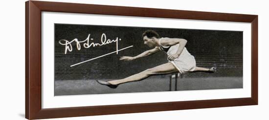 Group Captain Donald Don Osborne Finlay, Great Britain and Olympic Hurdler, 1935-null-Framed Giclee Print