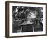 Group Eating Large Pieces of Watermelon Photograph - Fairfield, Alabama-Lantern Press-Framed Art Print